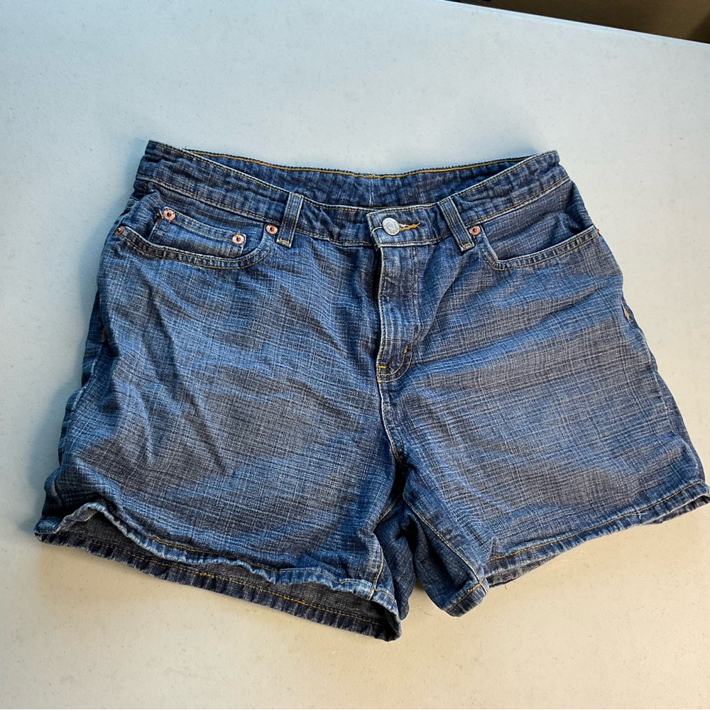 Ralph Lauren 100% Cotton Women's Blue Denim Shorts size 8